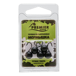 Мормышка вольфрам Premier Fishing Шар 10мм 9.5г Чёрный 837 1шт PR-M-837