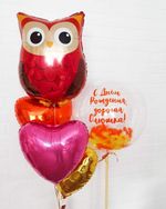 BT Шар фигура Сова 26" /66 см (БГ-38)