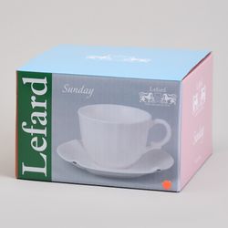 ЧАЙНЫЙ НАБОР LEFARD "SUNDAY" НА 2 ПЕР. 4 ПР. 220 МЛ ЗОЛОТОЙ