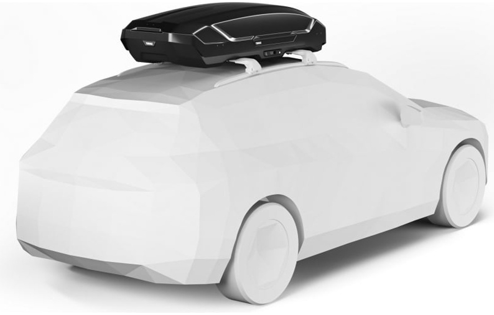 Автомобильный бокс Thule Motion 3 L, 194x89x43 см, черный глянцевый, 450 л (639700)