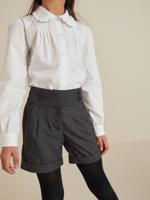 Шорты школьные для девочки Next 597-618, Серый