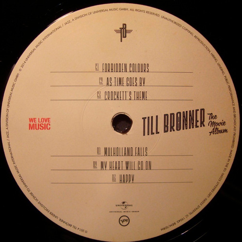 Till Bronner / The Movie Album (2LP)