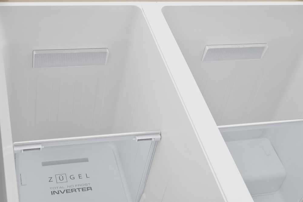 Холодильник Side-by-Side Zugel ZRSS630C, бежевое стекло фото 13