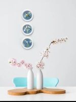 Картины на стену интерьерные на холсте 3 шт. 17.5 см