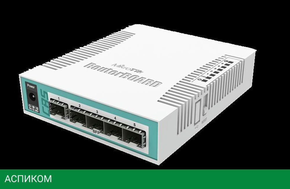 Коммутатор MikroTik CRS106-1C-5S