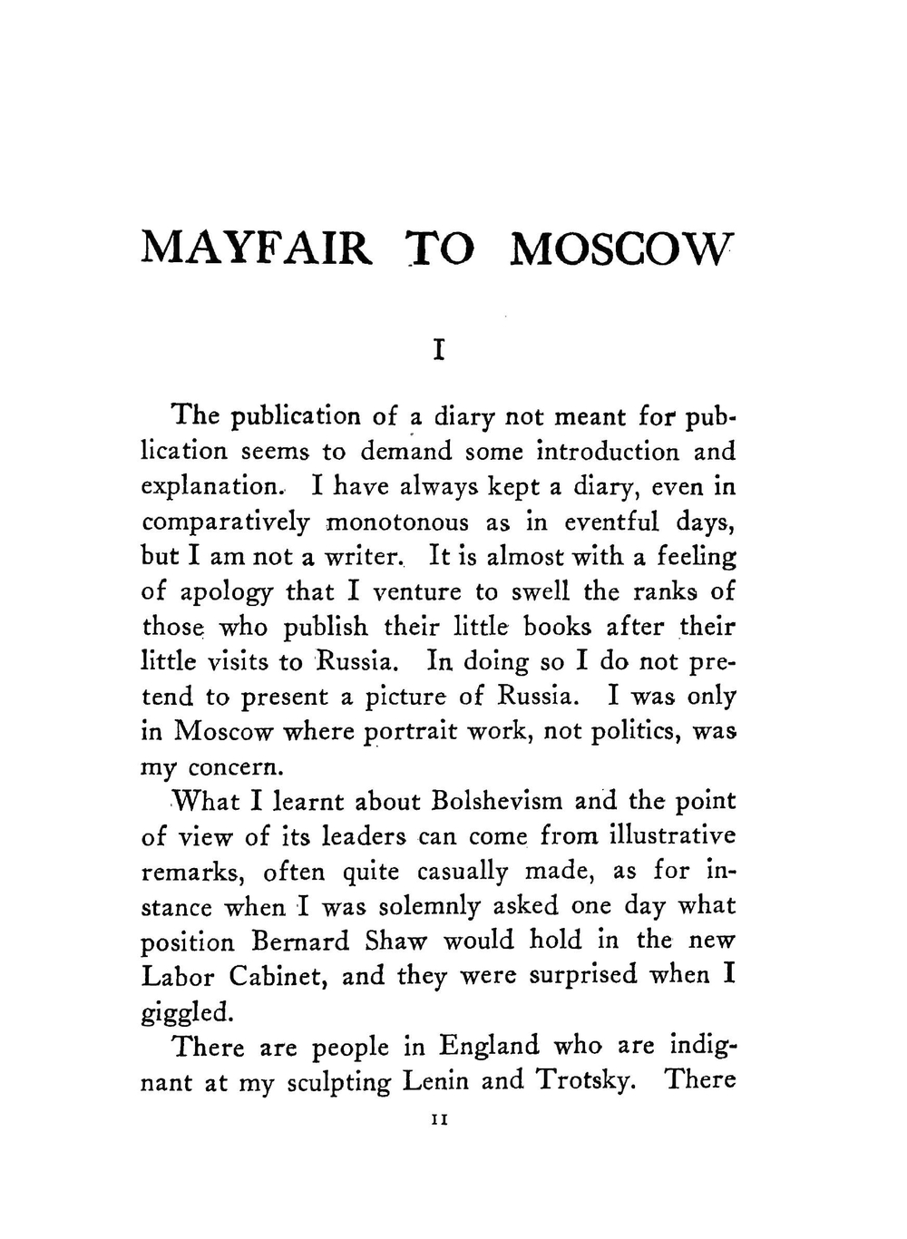 Mayfair to Moscow: Clare Sheridan's Diary | Clare Sheridan