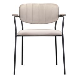 Стул Eirill, велюр, серо-бежевый