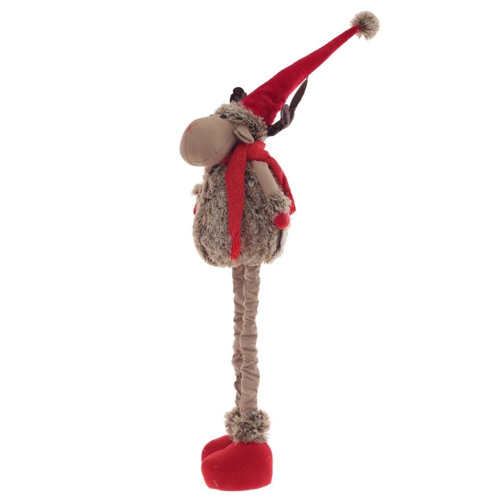 GAEM Игрушка набивная "Олень" (телескоп ноги), с колпаком, L27 W20 H100/37 см