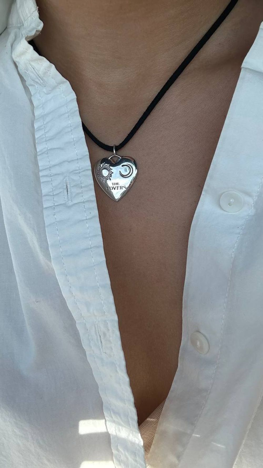 Подвеска Люби родий La Lune