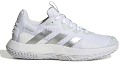 Женские Кроссовки теннисные Adidas SoleMatch Control W - footwear white/silver matte/grey one