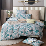 КПБ Делюкс Сатин 100% хлопок на резинке LR503, 2 спальный, наволочки 50-70 2 шт, простынь 160*200*25