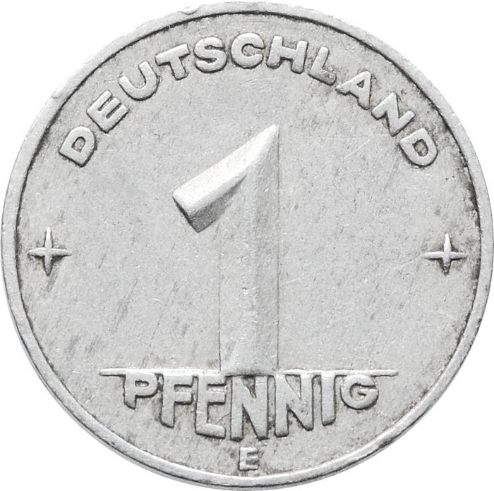 1 пфенниг 1953 Германия (ГДР) "E"
