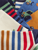 Носки хлопковые для мальчика Next 112-238, 7 шт., Синий, Белый, Горчичный