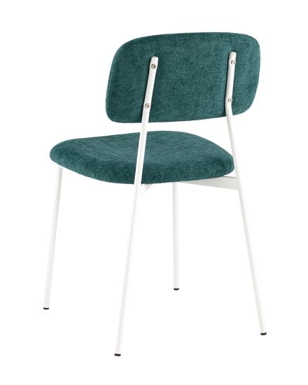 Стул Chao темно-зеленый белые ножки