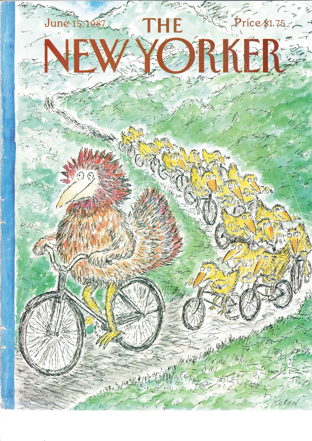 Журнал The New Yorker 15-06-1987, обложка