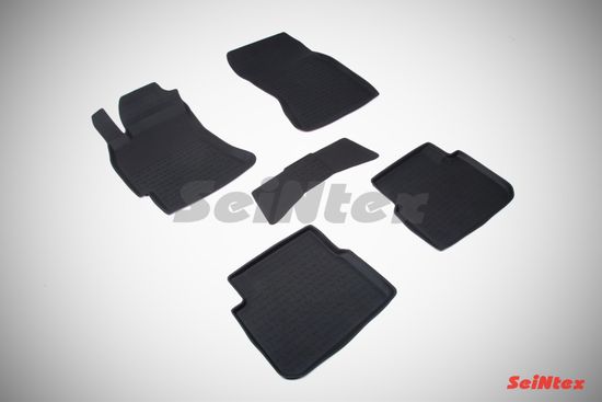 Резиновые коврики в салон Subaru Forester III (2007-2013) "Высокий борт"