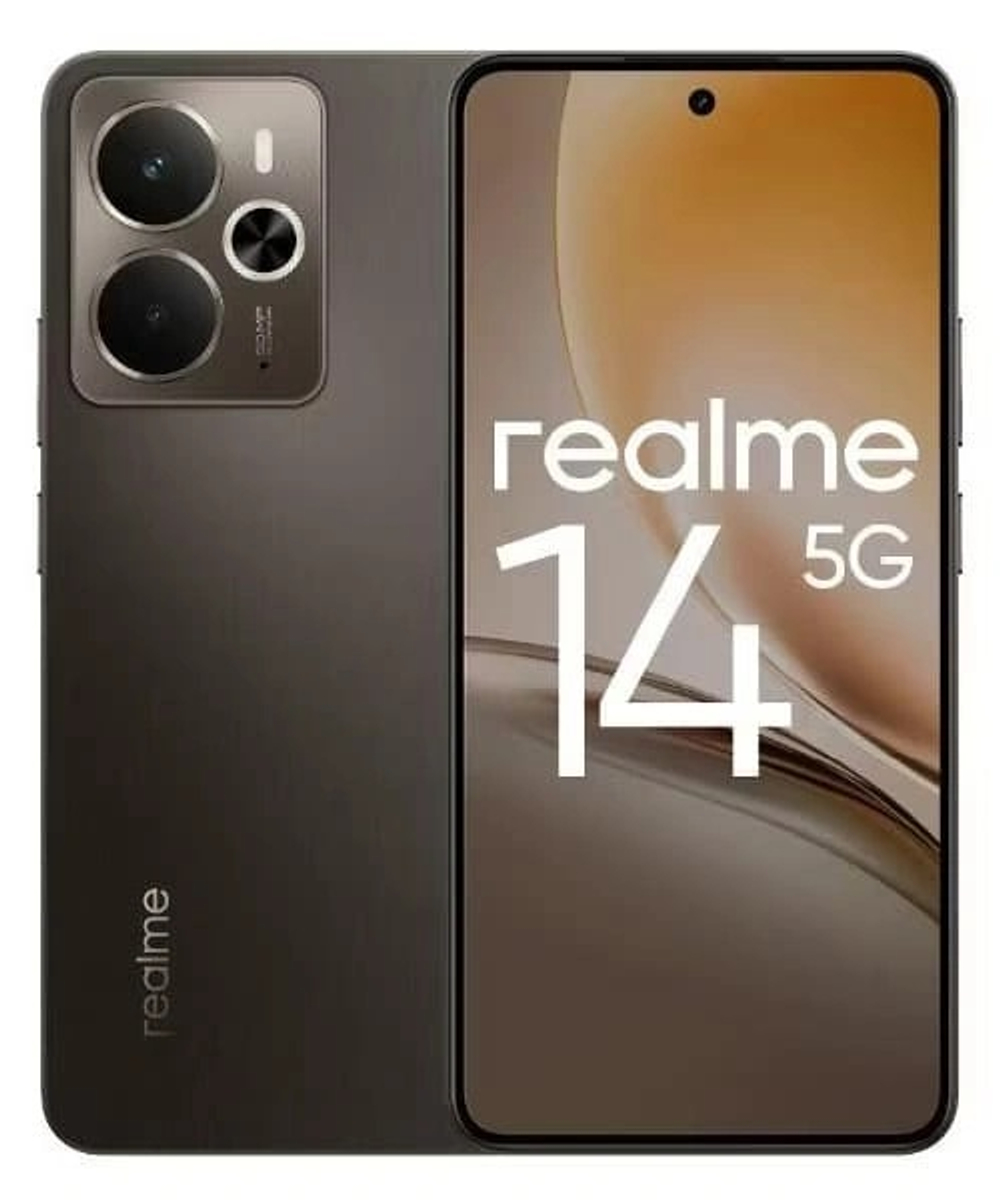Смартфон Realme 14 5G 8/256Gb Графитовый Чёрный (RMX5070)