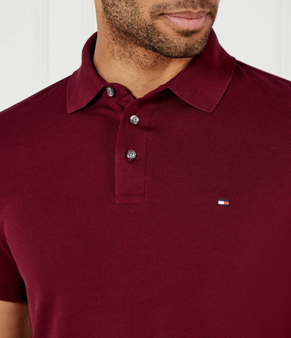 Поло Tommy Hilfiger - бордовый(MW0MW17771)