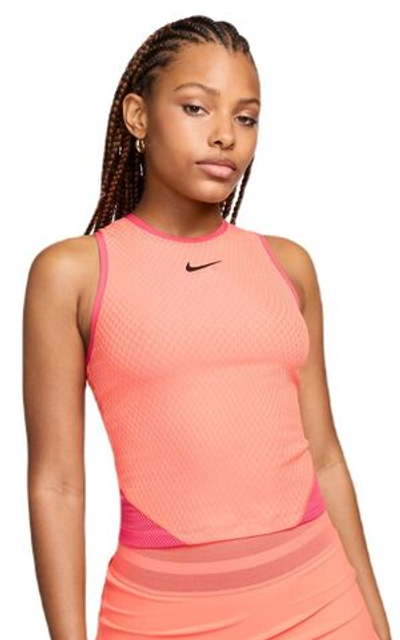 Женский топ теннисный Nike Court Slam Dri-Fit - Оранжевый
