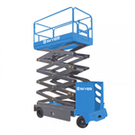 Подъемник самоходный электрический ножничный с кабиной SKYER NPF0905