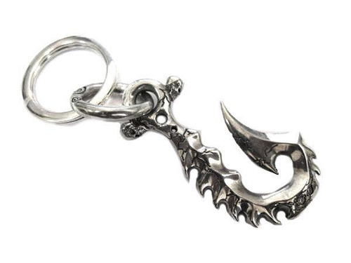 Брелок серебряный "Devil's Hook" AZBl-005.