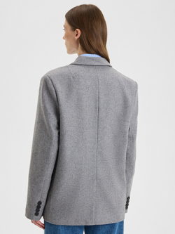 Пиджак в стиле oversize из итальянской шерсти