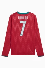 Футболка с длинными рукавами Puma Portugal 2026 Home Ronaldo 7 - красный