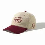 Кепка Ymkashix Velvet Graffiti logo бордовая/песочная