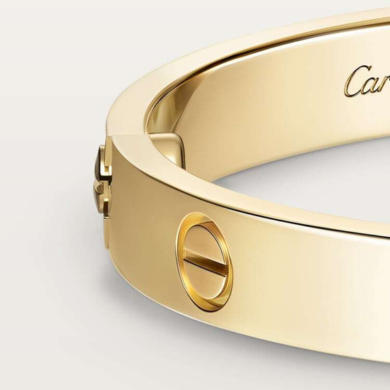 Браслет Cartier LOVE, classic model, 4 бриллианта в желтом золоте