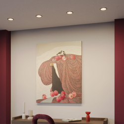 359876 WIR NT26 000 черный Светильник встраиваемый с переключателем цв. температуры IP20 LED 12W 100-265V 3000К/4000К/6000К CLARTE