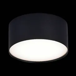 ST606.442.12 Светильник потолочный Черный LED 1*12W 4000K 1 080Lm Ra>90 120° IP20 D120xH55 185-265V Накладные светильники