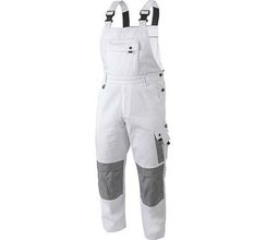 Полукомбинезон рабочий белый SALM Högert, арт. HT5K362