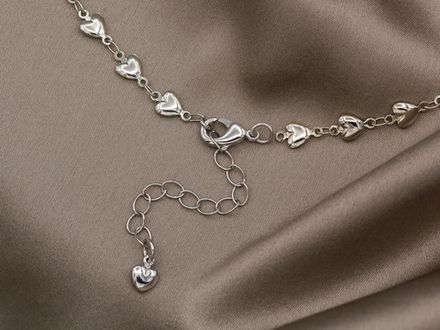 Карабин 12х6мм, с удлинителем (сердце)