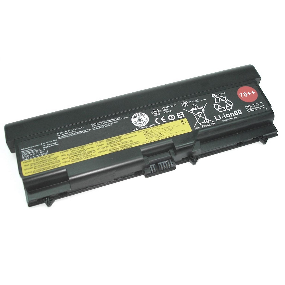 Аккумуляторная батарея для ноутбука Lenovo ThinkPad L430 (70++, 55++) 11.1V 94Wh черная