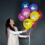 Шар (12''/30 см) Щенячий Патруль, Ассорти, пастель, 2 ст, 25 шт.