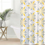 Штора для ванной 180*200см с утяжелителем, полиэстер "Плитка 056"