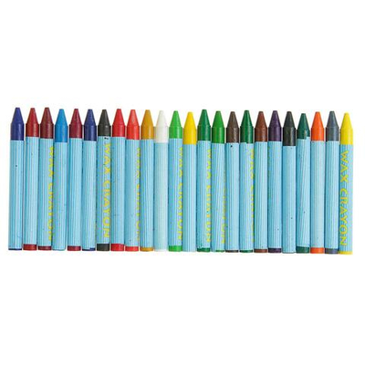 Мелки восковые 24 цвета 7.8 мм, Koh-I-Noor 8234/24, круглые, в картонной упаковке, L=80 мм