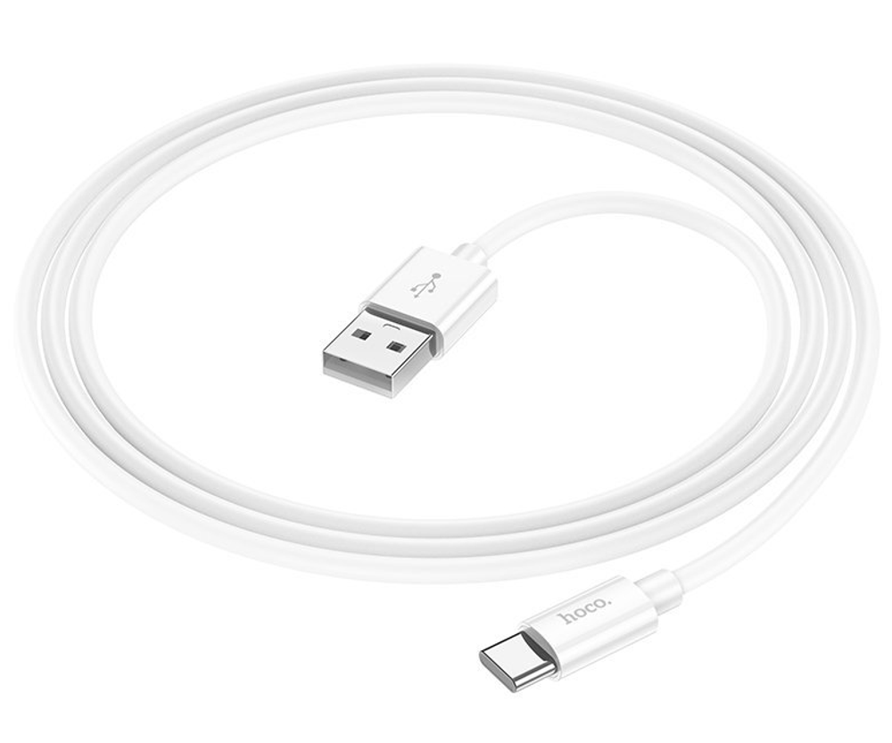 Кабель HOCO X87 USB-Type-C 3A 1м Silicone White