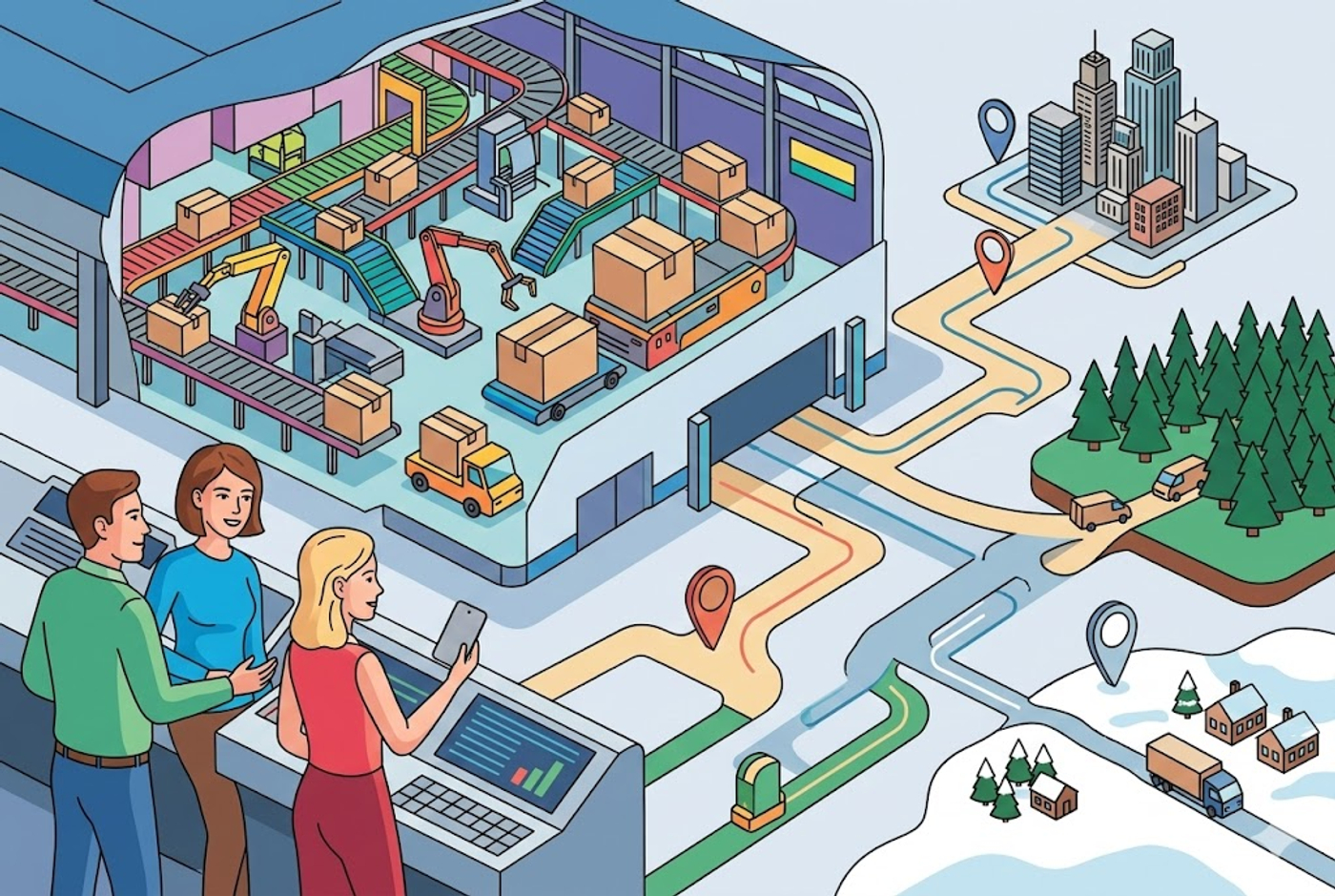 Логистическая сеть Ozon превысила 5 млн кв.м складских площадей