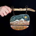 Панно "Горы в сердце"