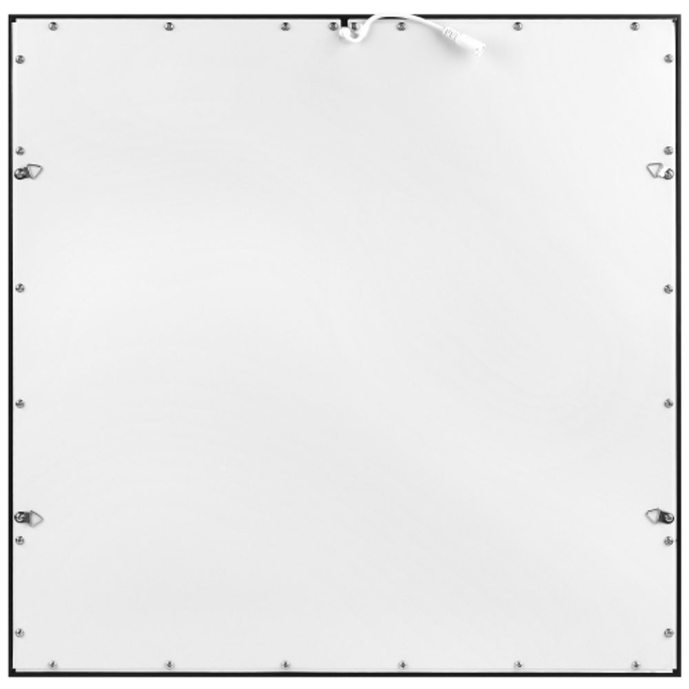 Светодиодная панель ЭРА Грильято SPL-540-B-65K-040 40Вт 6500К 588x588x8 черная без драйвера с ушками ультратонкая | Панели с внешним драйвером