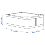 Чехол для хранения IKEA SKUBB (СКАББ), Полиэстер, Фиолетовый, 44x55x19 см