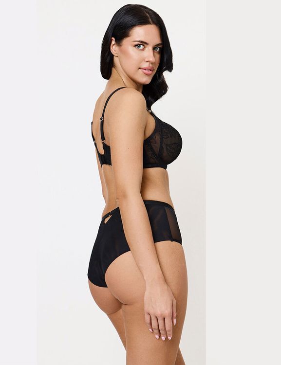 Трусы Subtille Elena слипы высокие (черный)