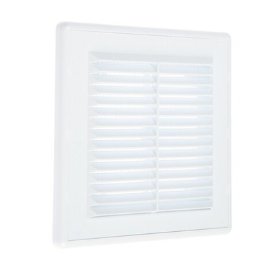 Решётка вентиляционная в рамке с москитной сеткой 250х250 мм Люкс