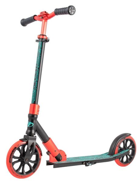 Детский складной самокат Comfort 210R Черно-красный