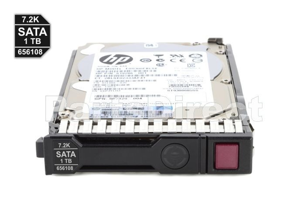 Жесткий диск HPE 656108-001 HP G8-G10 1-TB 6G 7.2K 2.5 SATA