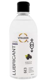 Интимный гель-смазка на водной основе VITA UDIN с ароматом ежевики - 500 мл.