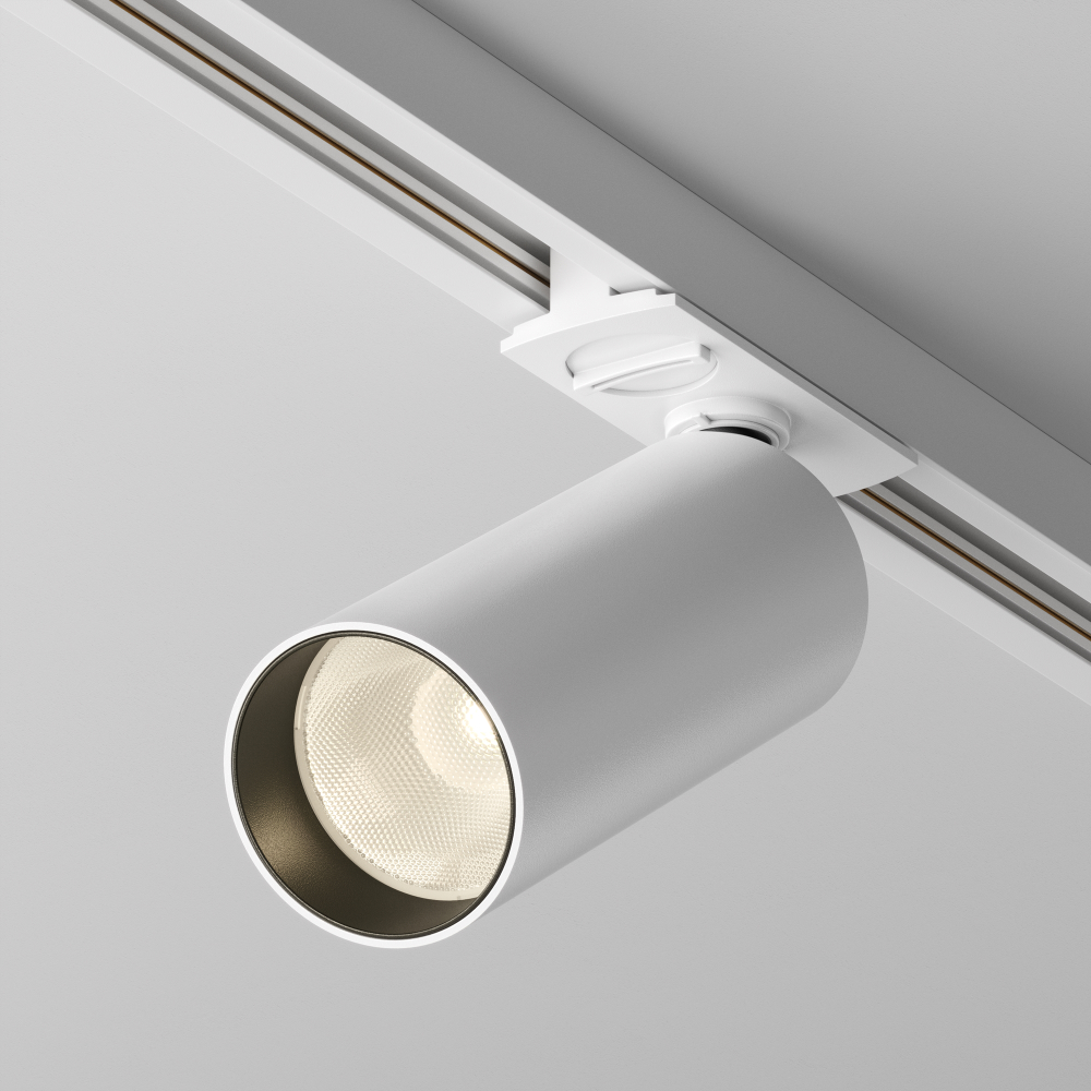 Трековый однофазный светодиодный светильник Maytoni Unity Focus LED TR021-1-12W3K-W-W