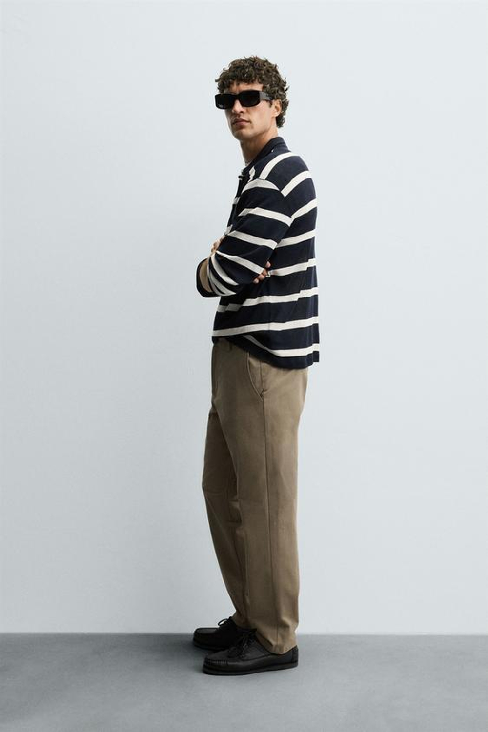 ZARA БРЮКИ ЧИНОС SLIM FIT, РЫЖЕВАТО-КОРИЧНЕВЫЙ