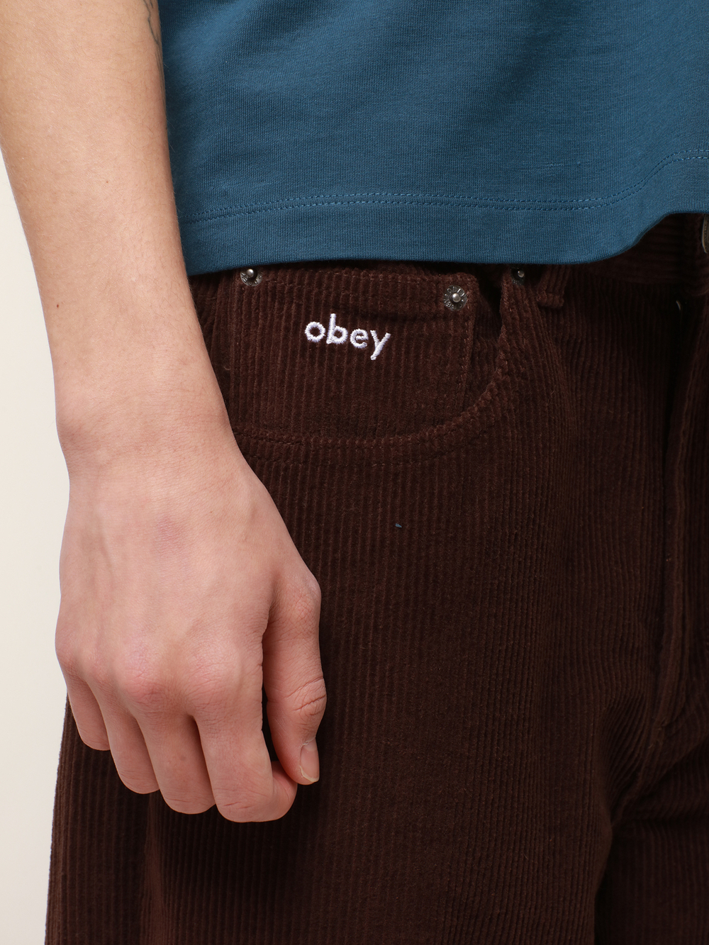 Мужские Брюки Bigwig Baggy Corduroy